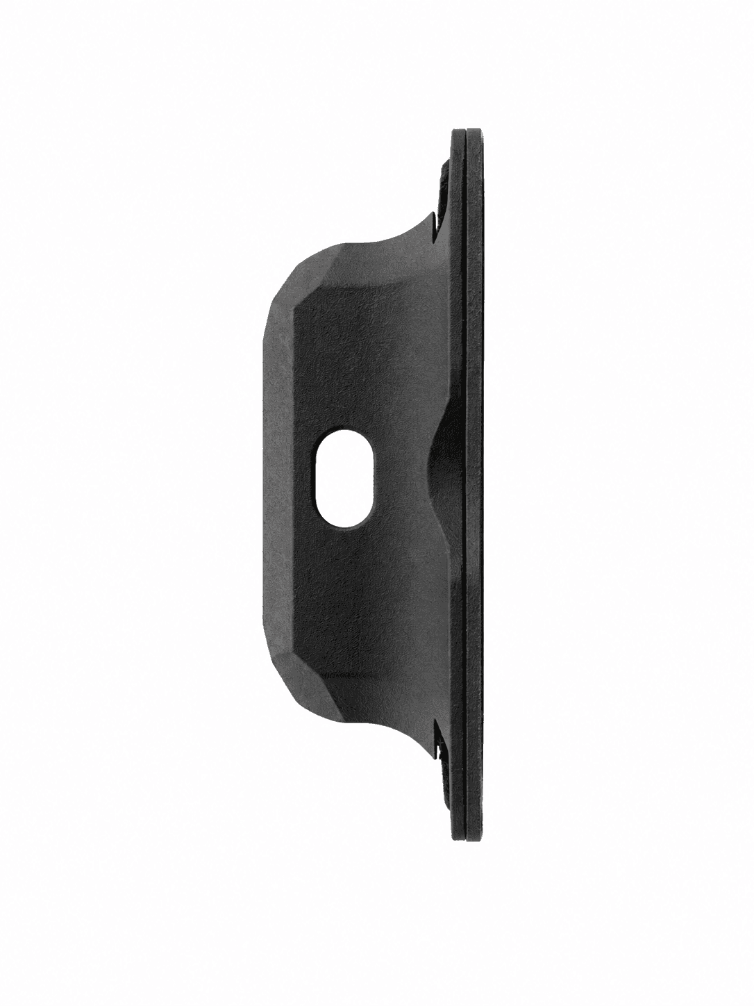 Lump Wallet side profile showing the card slot cutout