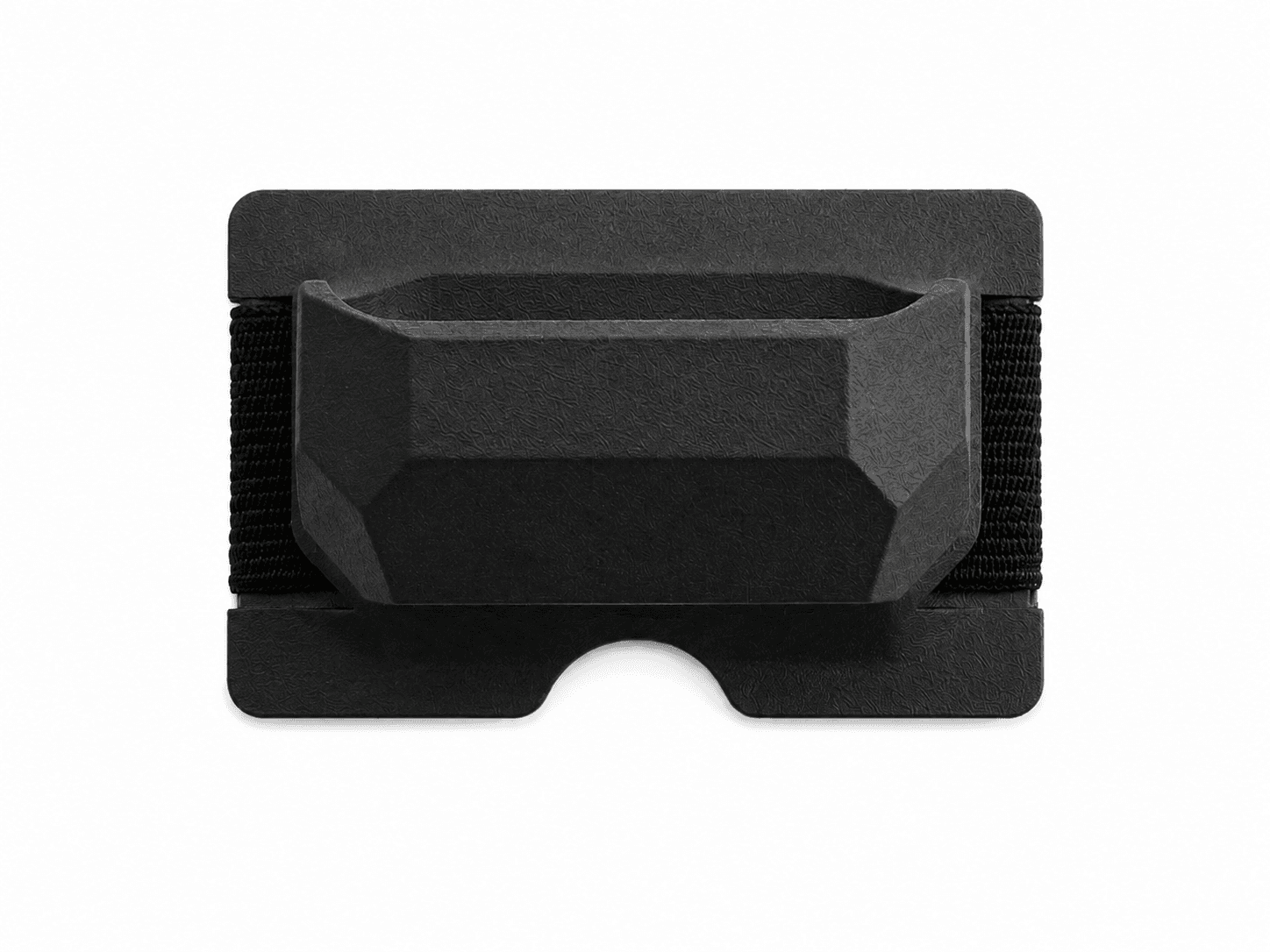 Lump Wallet, top-down view, closed with integrated cash strap
